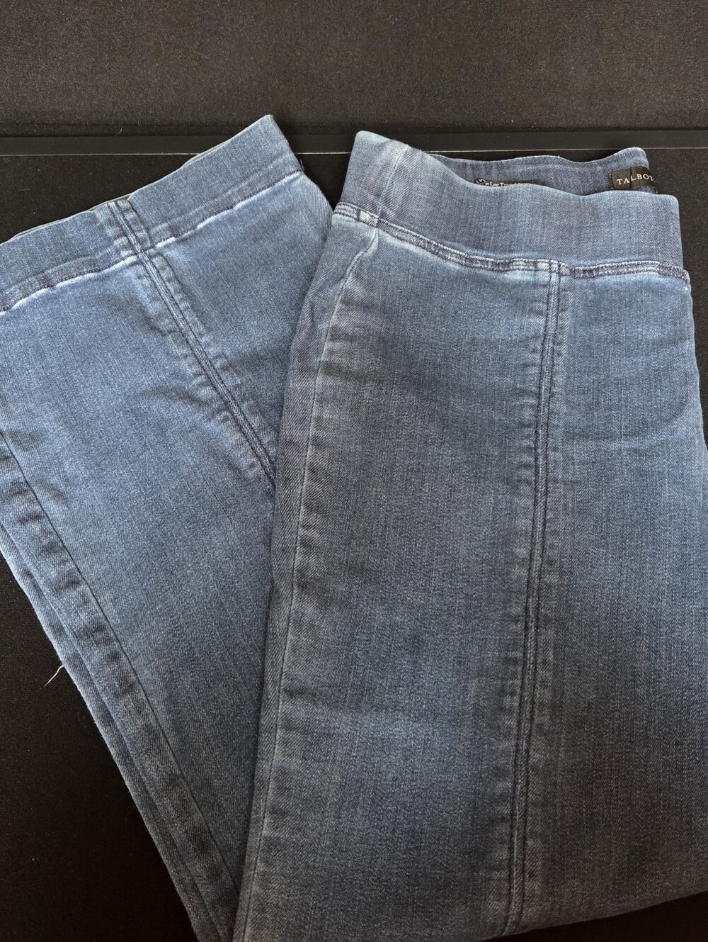 Talbots Flare Leg Travel Jean Women's Pull-On Jeans 1x - Picture 8 of 13